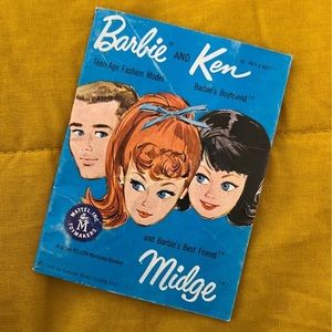 Barbie Vintage 1962 Pamphlet
